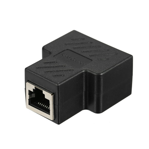 Occus 1 to 2 Way Dual Female Cat6/5/5e RJ45 LAN Ethernet Network Splitter Adapter Extender Plug Coupler Cable Length: Other Occus 1 to 2 Way Dual Female Cat6/5/5e RJ45 LAN Ethernet Network Splitter Adapter Extender Plug Coupler Cable Length: Other